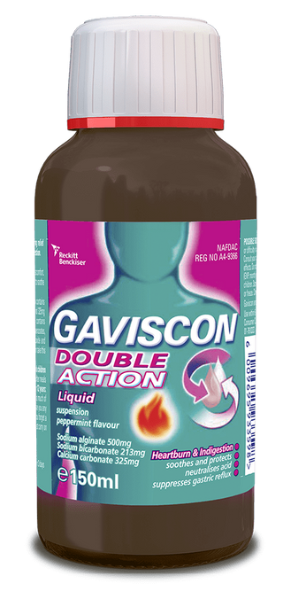 Gaviscon Double Action Peppermint Liquid, 150ml