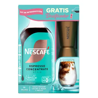 Nescafé Espresso Concentrate Vainilla 500ml + Dosificador Gratis