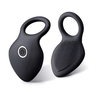 Anneau Vibrant orgasmique multi vitesses - Noir