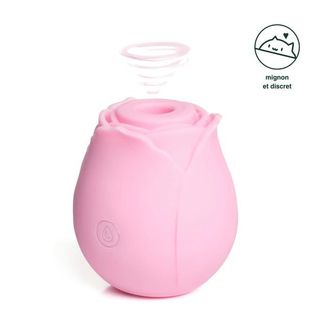 Stimulateur de clitoris waterproof - succion orgasmique - Fuchsia