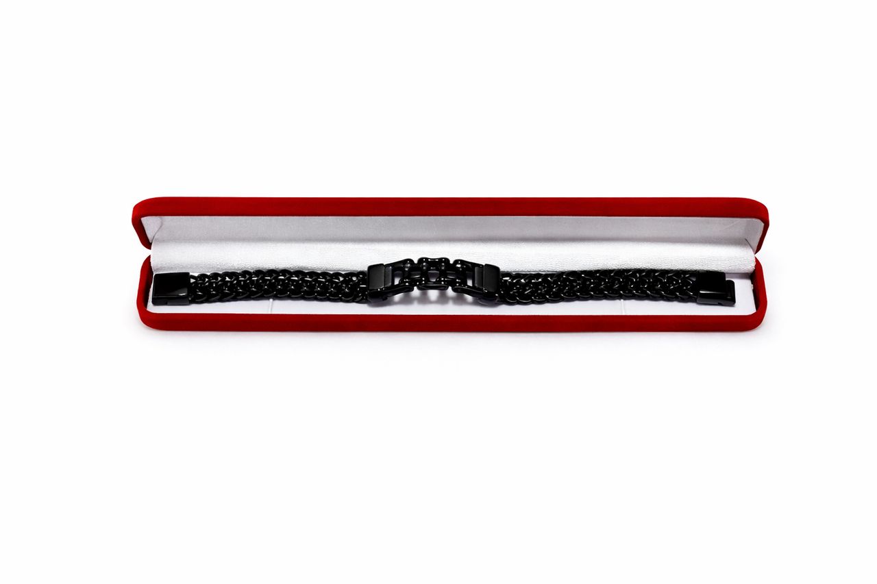 Black Stainless Steel Chain Bracelet