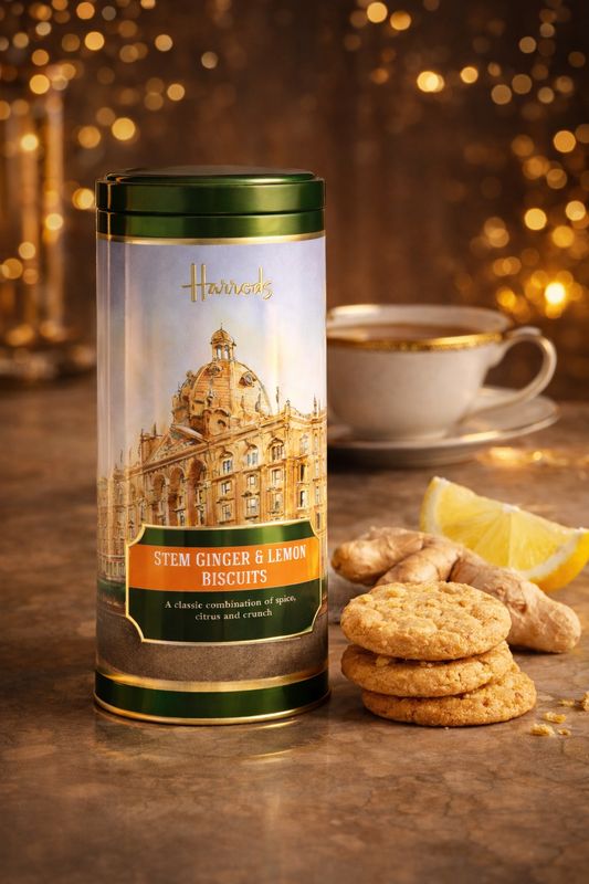 Harrods Stem Ginger Lemon Biscuits