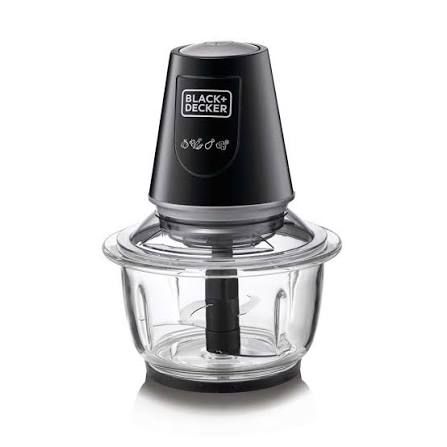 BLACK & DECKER 400W VERTICAL CHOPPER WITH GLASS BOWL GC400-B5