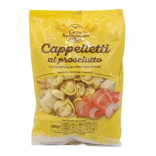 Cappelletti al Prosciutto Crudo Cuore Mediterraneo Busta 500g