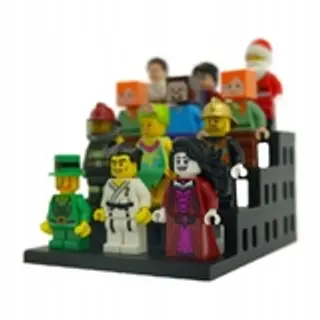 Podstawka pod 12 figurek Lego - ekspozytor - Klockobus