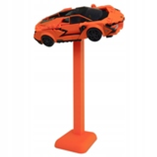 Podstawka pod samochody Lego Speed Champions 20cm - pomarańczowa - Klockobus