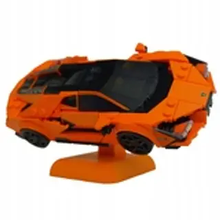 Podstawka pod samochody Lego Speed Champions 5cm - pomarańczowa - Klockobus