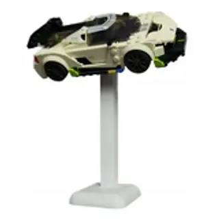 Podstawka pod samochody Lego Speed Champions 15cm - biała - Klockobus