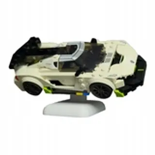 Podstawka pod samochody Lego Speed Champions 5cm - biała - Klockobus