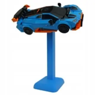 Podstawka pod samochody Lego Speed Champions 15cm - niebieska - Klockobus