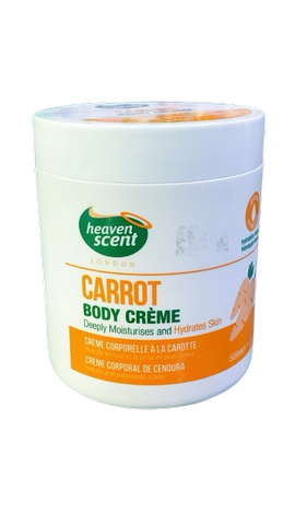 Heaven Scent London Carrot Hydrate Body Cream, 500Ml