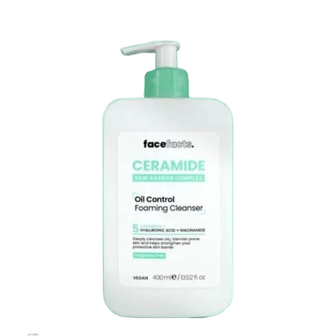 Facefacts Ceramide Oil Control Foaming Cleanser, 400Ml