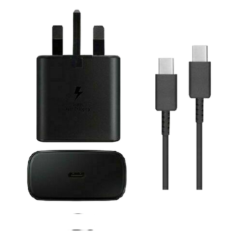 Samsung 25W Travel Adapter With Type-C Cable, Black