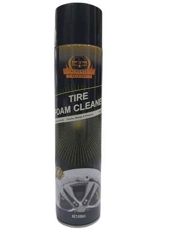 Almonds Org. Tire Foam Cleaner, 650Ml