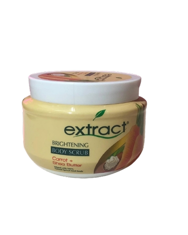 Extract Brightening Body Scrub Carrot Shea Butter, 250Ml
