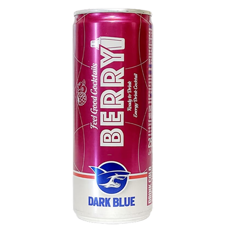 Dark Blue Berry Energy Drink, 250Ml