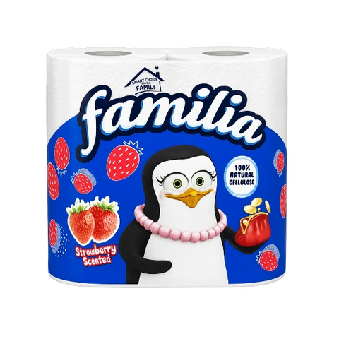 Familia Strawberry Scented Rolls, 2 Count