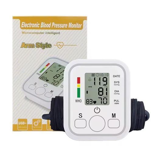 Arm Style Electronic Blood Pressure Monitor, Medium