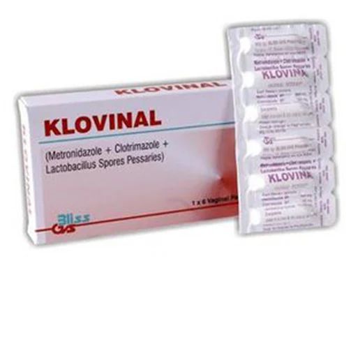 Klovinal Metronidazole Pessaries, 6 Count