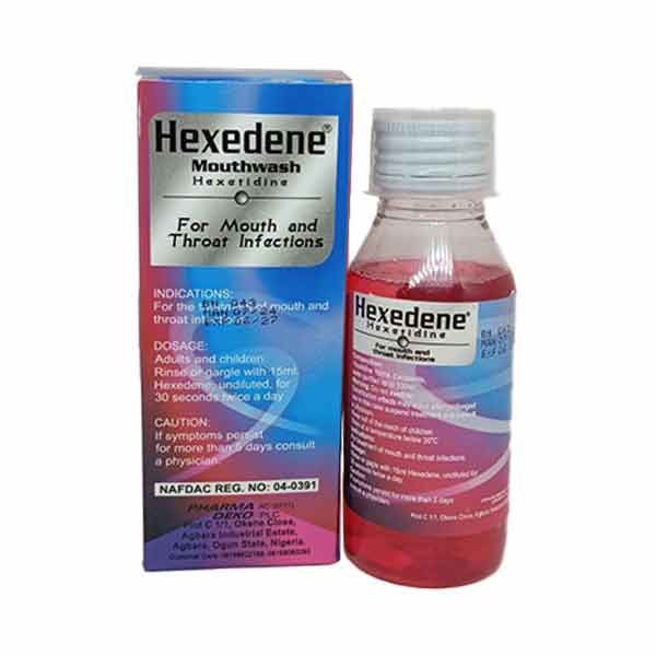 Hexedene Hexedine Mouthwash, 100Ml
