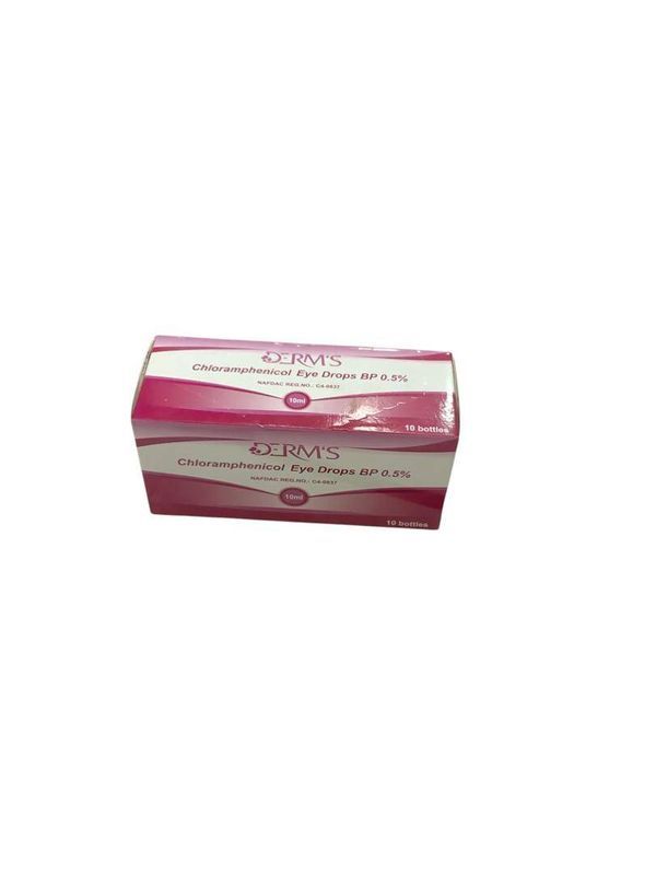 Derm's Chloramphenicol Eye Drop 0.5%, 10Ml