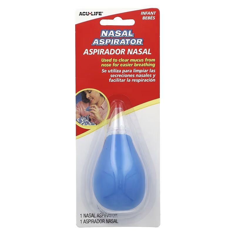 Acu-Life Infant Nasal Aspirator, Blue