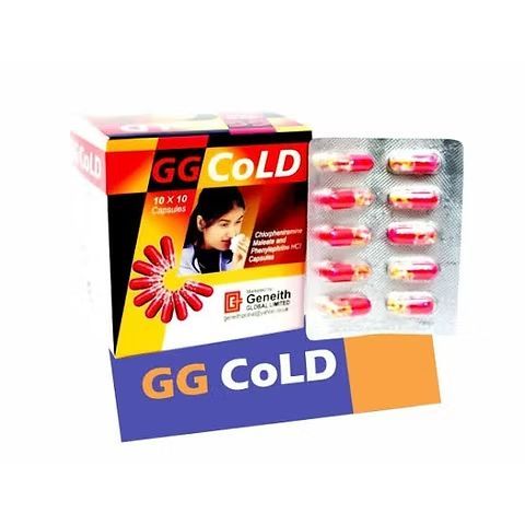 Genetith Gg Cold Capsules, 10X10 Pack