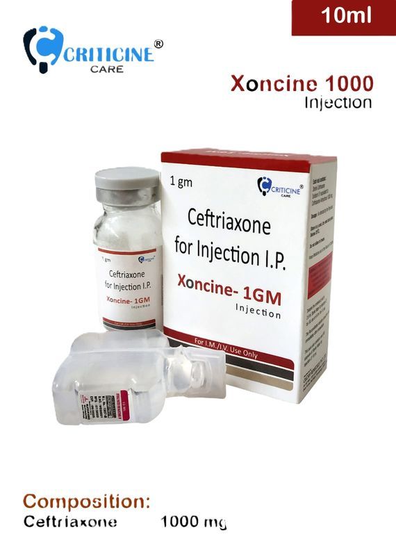 Criticine Xoncine Ceftriaxone Injection 1000Mg/10Ml