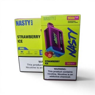 NASTY BAR Strawberry Ice Disposable, 9000 Puffs