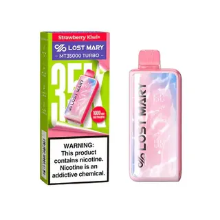 LOSTMARY MT35000 Turbo Strawberry Kiwi Ice, 35000 Puffs