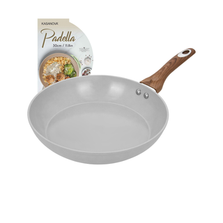 Padella 30 Cm Antiaderente Ceramico - New Ceramic Grigio