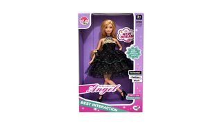 👗 Angel Fashion Doll — ელეგანტური თოჯინა მოდური კაბით • 📏 15×30 სმ