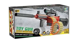 🎯 M416 Tactical Blaster — რბილი ტყვიების სათამაშო ავტომატი ოპტიკური სამიზნით