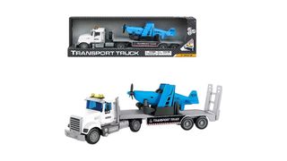 ✈️ Sky Transport Truck — ტრაილერზე მოთავსებული საბავშვო თვითმფრინავი