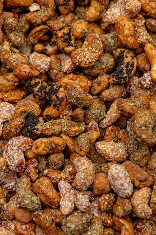 Mélange de noix de cajou caramélisées 100g