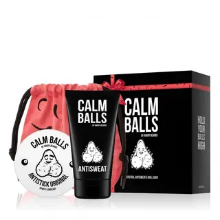 Angry Beards Calm Balls Zestaw prezentowy do kulek 135g + 150ml + worek