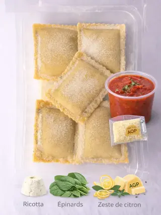 KIT RAVIOLI RICOTTA E SPINACI