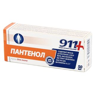 911 PANTENOL  krema 50ml + GRATIS