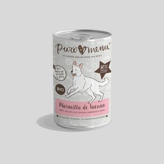 Lata de Comida Cocinada para perro - Ternera 100% natural