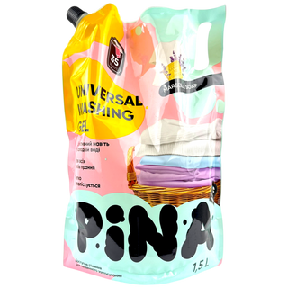 Гель д/прання Pina 1,5 л д/пак. Universal Marseille Soap