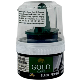 Крем д/взуття Gold Care 50мл чорн. И909 (Туреччина)