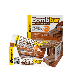 BOMBBAR პროტეინ ბარი – ორმაგი შოკოლადი 60გრ
