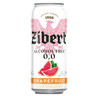 Пиво Zibert Grapefruit світле нефільтроване безалкогольне з/б, 0,5л