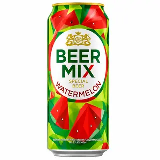 Пиво спеціальне Оболонь BeerMix Кавун 2,5% ж/б 0,5 л