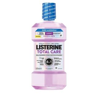 Listerine Total Care Łagodny Płyn do płukania jamy ustnej zero alkoholu 500 ml