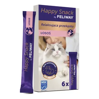 Promocja: 2 szt. - 20% FELIWAY Happy Snack Łosoś 6X15G
