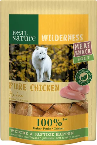 Promocja: 2 szt. - 20% Real Nature Wilderness Soft Snack Kurczak 150g