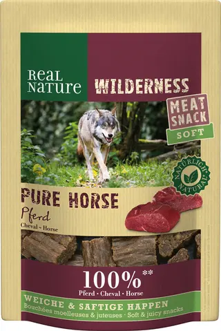 Promocja: 2 szt. - 20% Real Nature Wilderness Soft Snack konina 150g