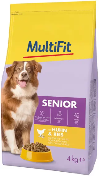 Promocja: 2 szt. - 20% Multifit Senior Drób. Ryż 4kg