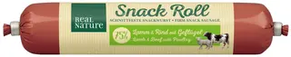 Promocja: 2 szt. - 20% Real Nature Classic Snack Roll jagnięcina. wołowina 80g